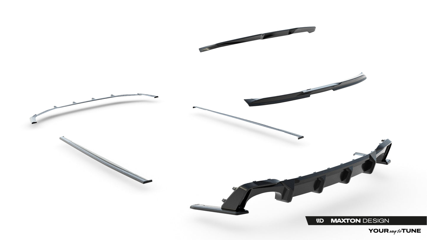 Prepreg Carbon Fiber Splitter Set Audi RS6 C8 / C8 Facelift