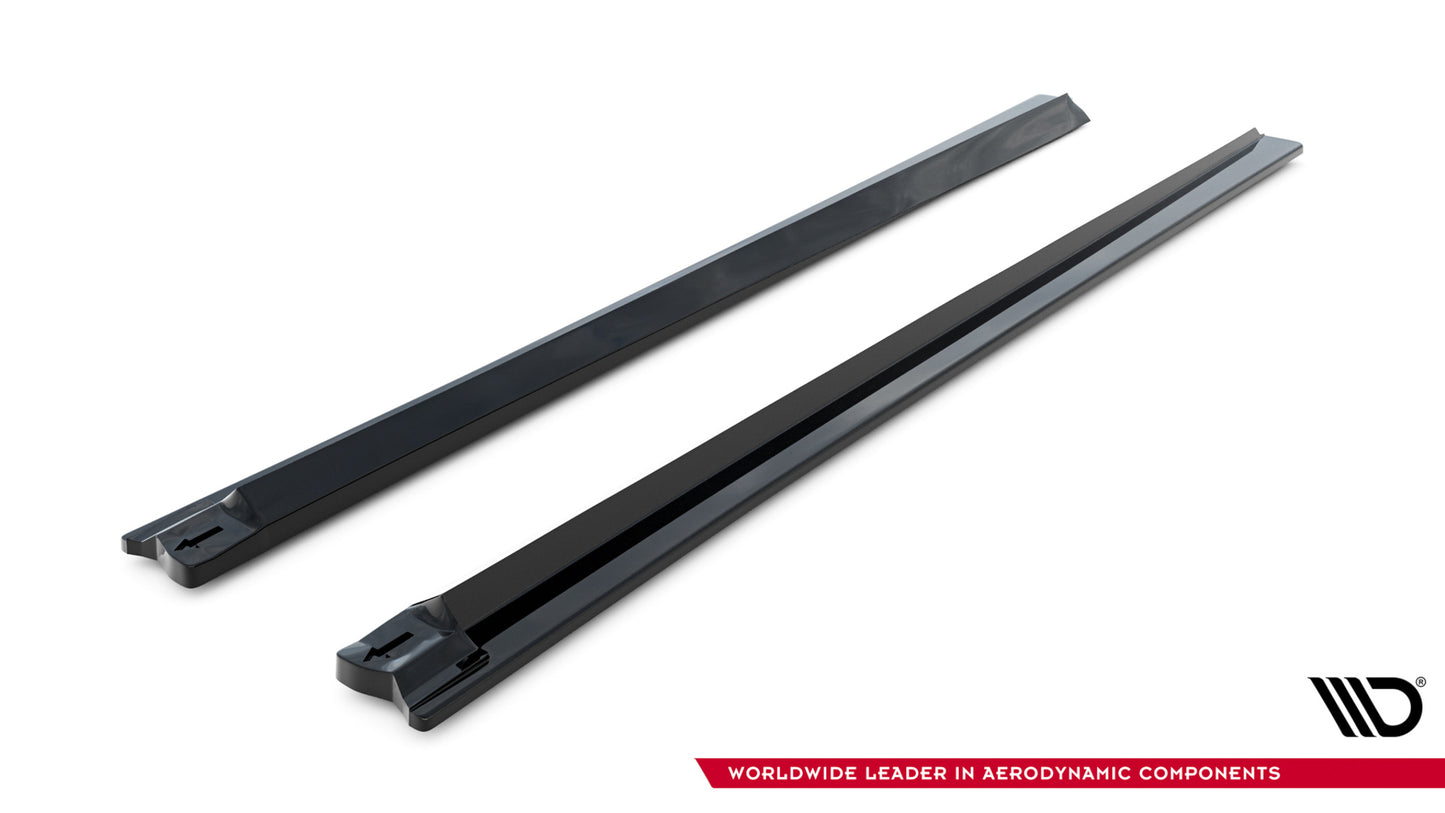 Side skirts Diffusers V.1 Audi Q8 Mk1 Facelift