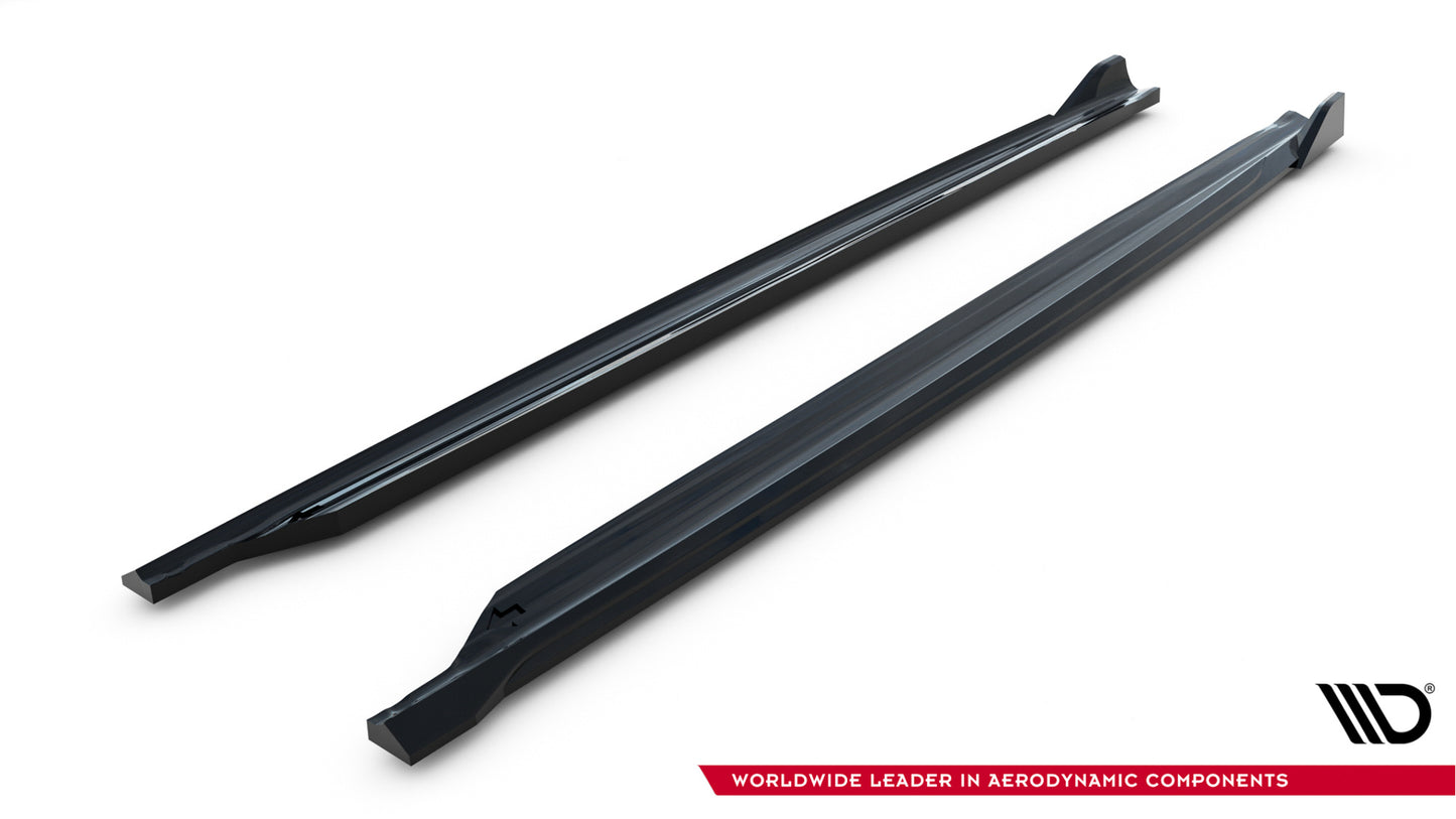 Side Skirts Diffusers V.4 Skoda Octavia RS Liftback / Combi Mk4 Facelift
