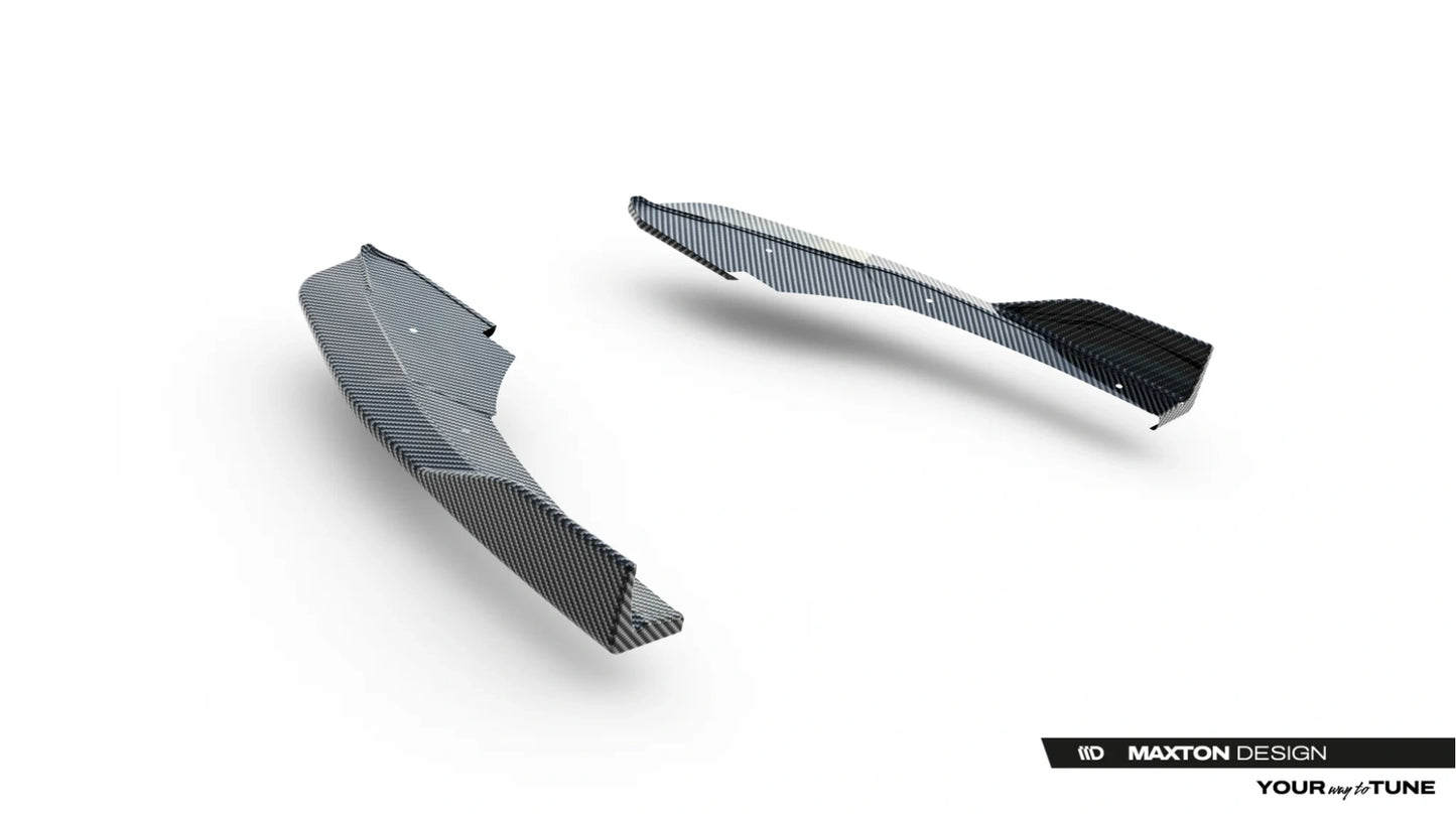 Prepreg Carbon Fiber Rear Side Splitters Audi RS3 Sportback 8Y Facelift