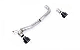 Rajout Du Pare-Chocs Arriere + Milltek Sport Ford Fiesta ST Mk8 Extension d'échappement 