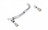 Rajout Du Pare-Chocs Arriere + Milltek Sport Ford Fiesta ST Mk8 Extension d'échappement 