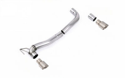 Rajout Du Pare-Chocs Arriere + Milltek Sport Ford Fiesta ST Mk8 Extension d'échappement 