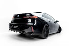 Prepreg Carbon Fiber Rear Splitter (avec une barre verticale) BMW 7 M-Pack G70