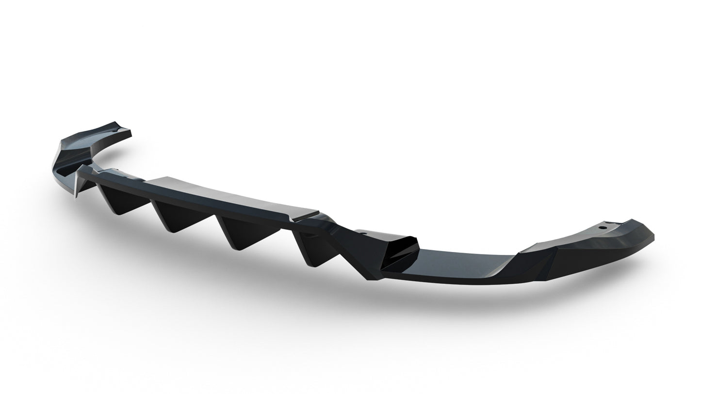 Hinten Splitter (mit einem vertikalem balken) Audi Q5 S-Line Sportback / SUV Mk3