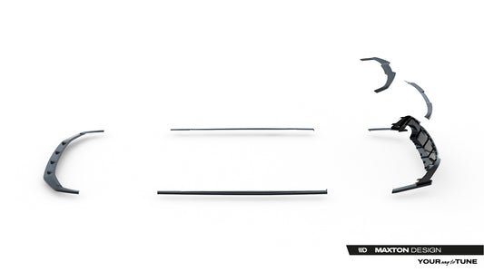 Prepreg Carbon Fiber Splitter Set Audi RS6 C8 / C8 Facelift