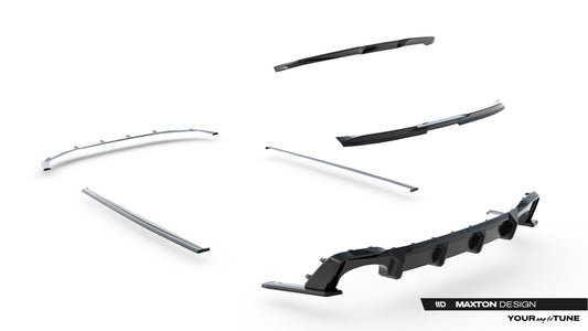 Prepreg Carbon Fiber Splitter Set Audi RS6 C8 / C8 Facelift