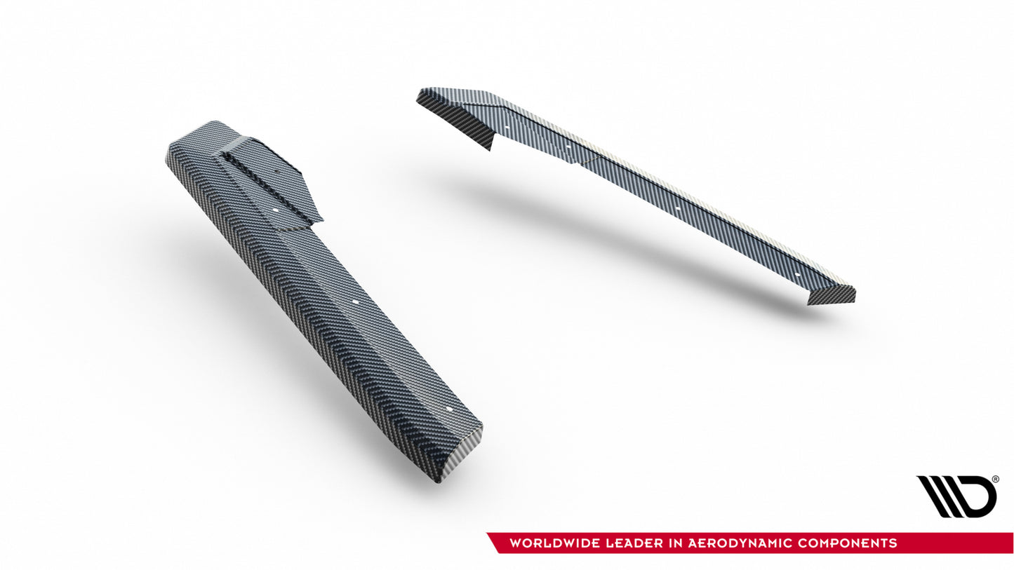 Karbonowe Splittery Tylne Boczne Prepreg Audi RS7 C8