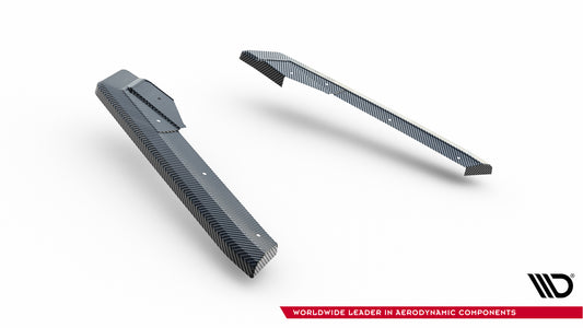 Karbonowe Splittery Tylne Boczne Prepreg Audi RS7 C8