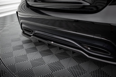 Hinten Splitter (Mit Einem Vertikalem Balken) Mercedes-Benz A AMG-Line W176 Facelift