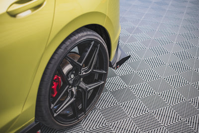 Street Pro Rear Side Splitters + Flaps Volkswagen Golf GTI Clubsport Mk8