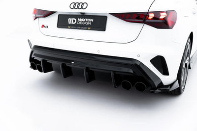 Dokładka Tylna + Atrapa Wydechu Audi A3 S-Line Sportback 8Y Facelift