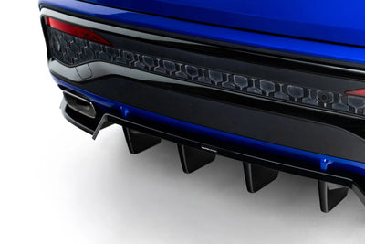Hinten Splitter (mit einem vertikalem balken) Audi Q5 S-Line Sportback / SUV Mk3