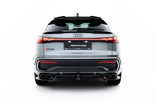 Hinten Splitter (mit einem vertikalem balken) Audi SQ5 Sportback / SUV Mk3