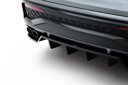 Hinten Splitter (mit einem vertikalem balken) Audi SQ5 Sportback / SUV Mk3