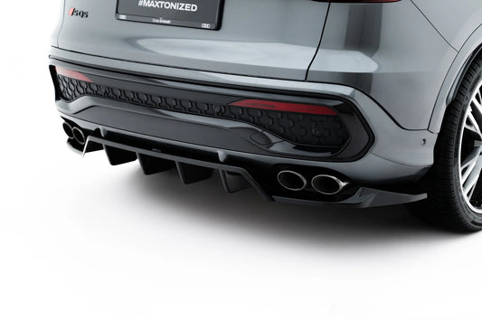 Hinten Splitter (mit einem vertikalem balken) Audi SQ5 Sportback / SUV Mk3