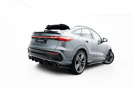 Hinten Splitter (mit einem vertikalem balken) Audi SQ5 Sportback / SUV Mk3
