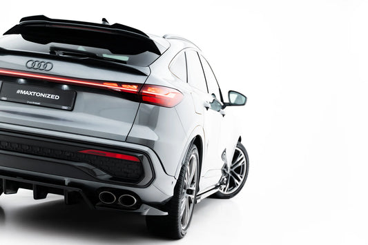Hinten Splitter (mit einem vertikalem balken) Audi SQ5 Sportback / SUV Mk3