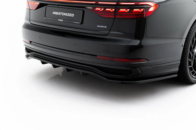 Arriere Splitter (avec une barre verticale) Audi A8 S-Line Long D5 Facelift