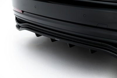 Arriere Splitter (avec une barre verticale) Audi A8 S-Line Long D5 Facelift