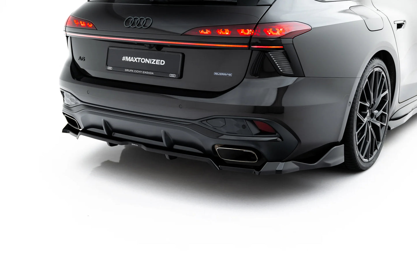 Arriere Splitter (avec une barre verticale) V.4 Audi A6 S-Line C9
