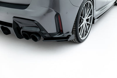Street Pro Rear Side Splitters V.2 + Flaps BMW M135i F70