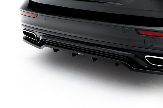 Hinten Splitter (mit einem vertikalem balken) Volvo S60/V60 R-Design Mk3