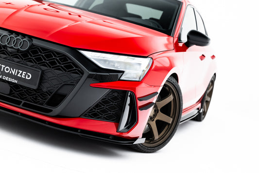 Street Pro Splitter + Flaps + Flaps Audi RS3 Sedan 8Y Facelift