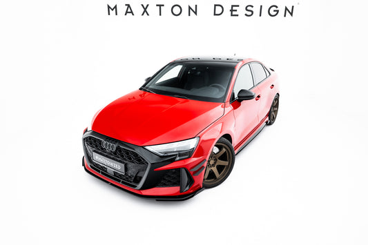 Street Pro Splitter + Flaps + Flaps Audi RS3 Sedan 8Y Facelift