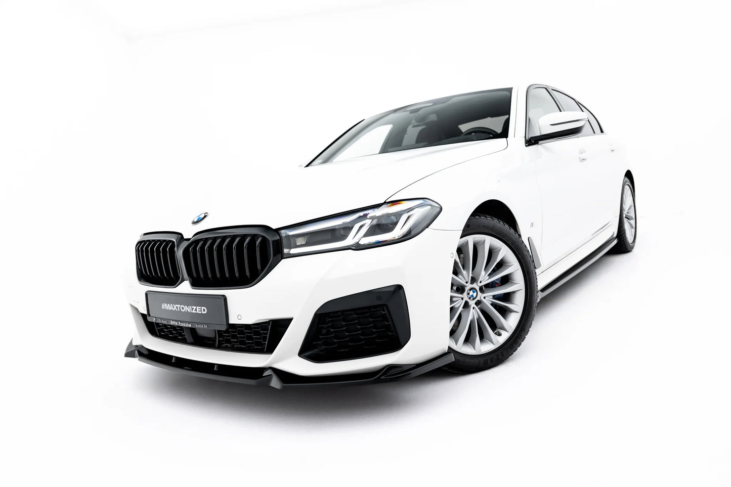 Lame Du Pare-Chocs Avant V.1 BMW 5 M-Pack / M550i / M550d Sedan / Touring G30 / G31 Facelift