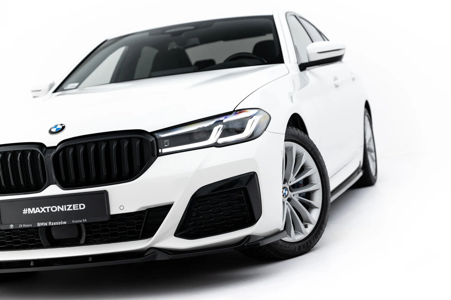 Lame Du Pare-Chocs Avant V.1 BMW 5 M-Pack / M550i / M550d Sedan / Touring G30 / G31 Facelift