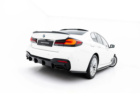 Lames De Pare-Chocs Arrière Latérales V.2 BMW 5 M-Pack Sedan / Touring G30 / G31 / G30 Facelift / G31 Facelift