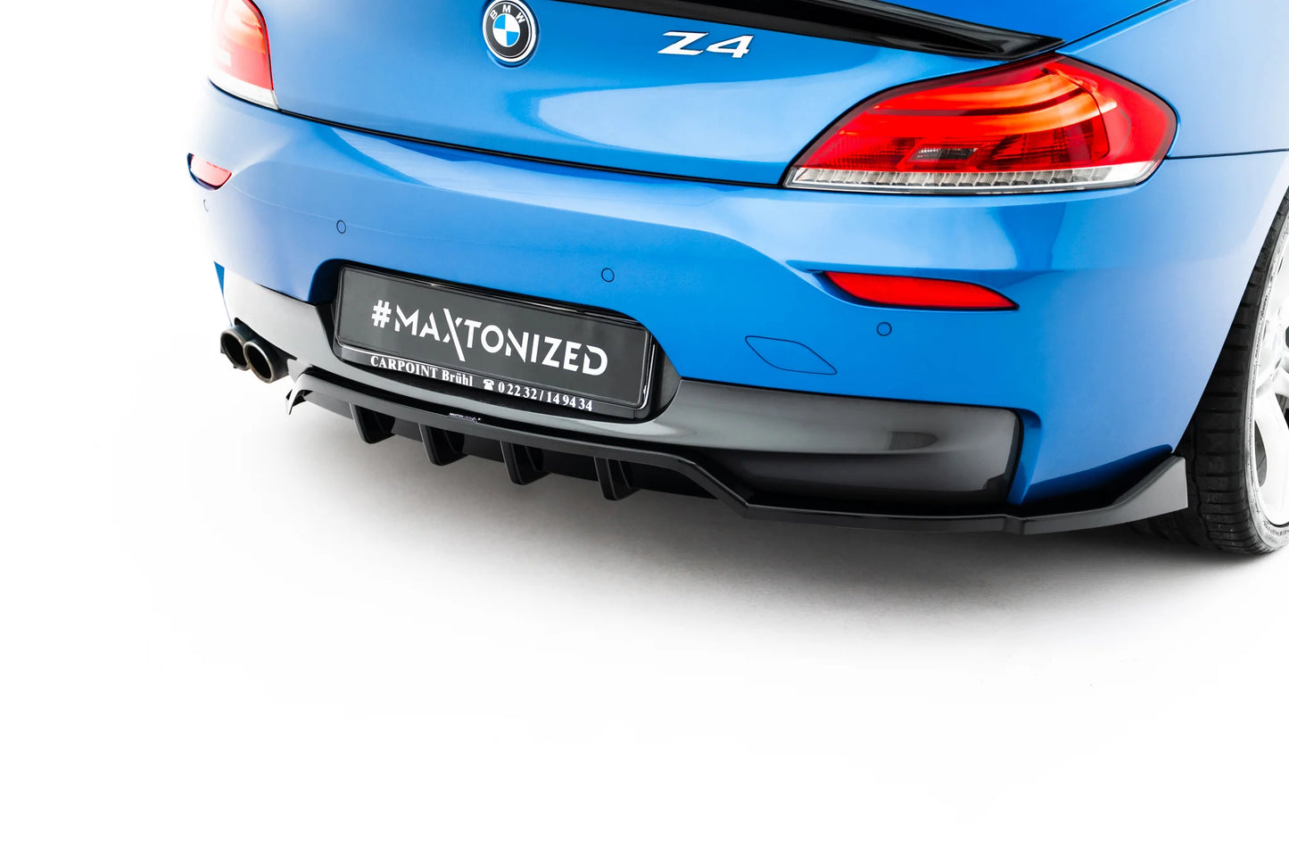 Hinten Splitter (mit einem vertikalem balken) V.2 BMW Z4 M-Pack E89 Facelift