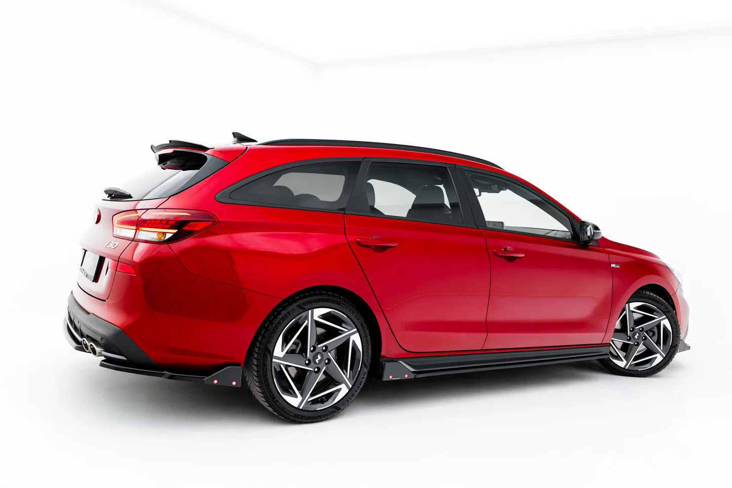 Side Skirts Diffusers V.3 + Flaps Hyundai I30 N / N-Line Wagon Mk3 Facelift