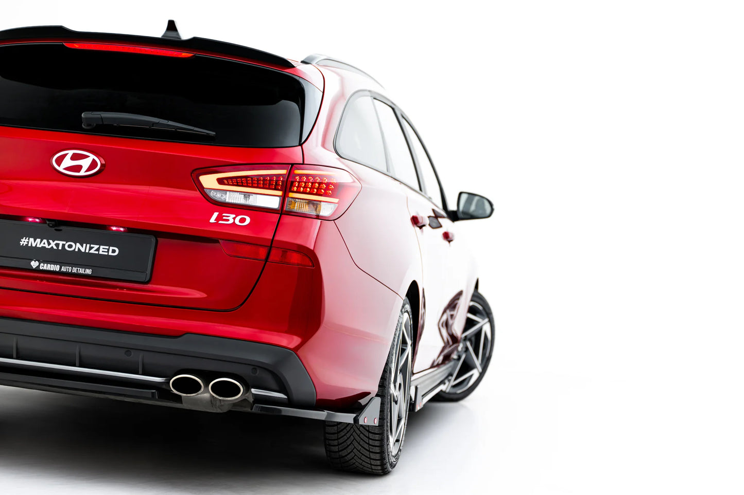 Rear Side Splitters V.2 + Flaps Hyundai I30 N-Line Wagon Mk3 Facelift