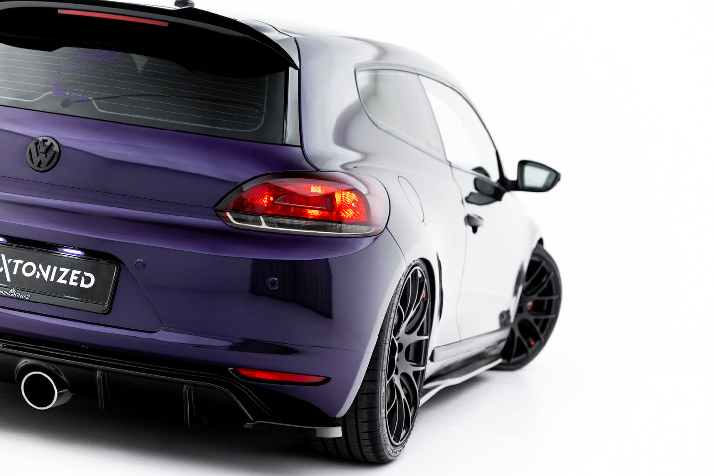 Heckansatz V.2 Volkswagen Scirocco Mk3 (R32 Auspuff)