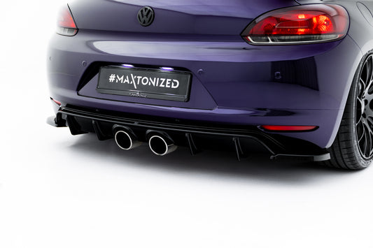 Heckansatz V.2 Volkswagen Scirocco Mk3 (R32 Auspuff)