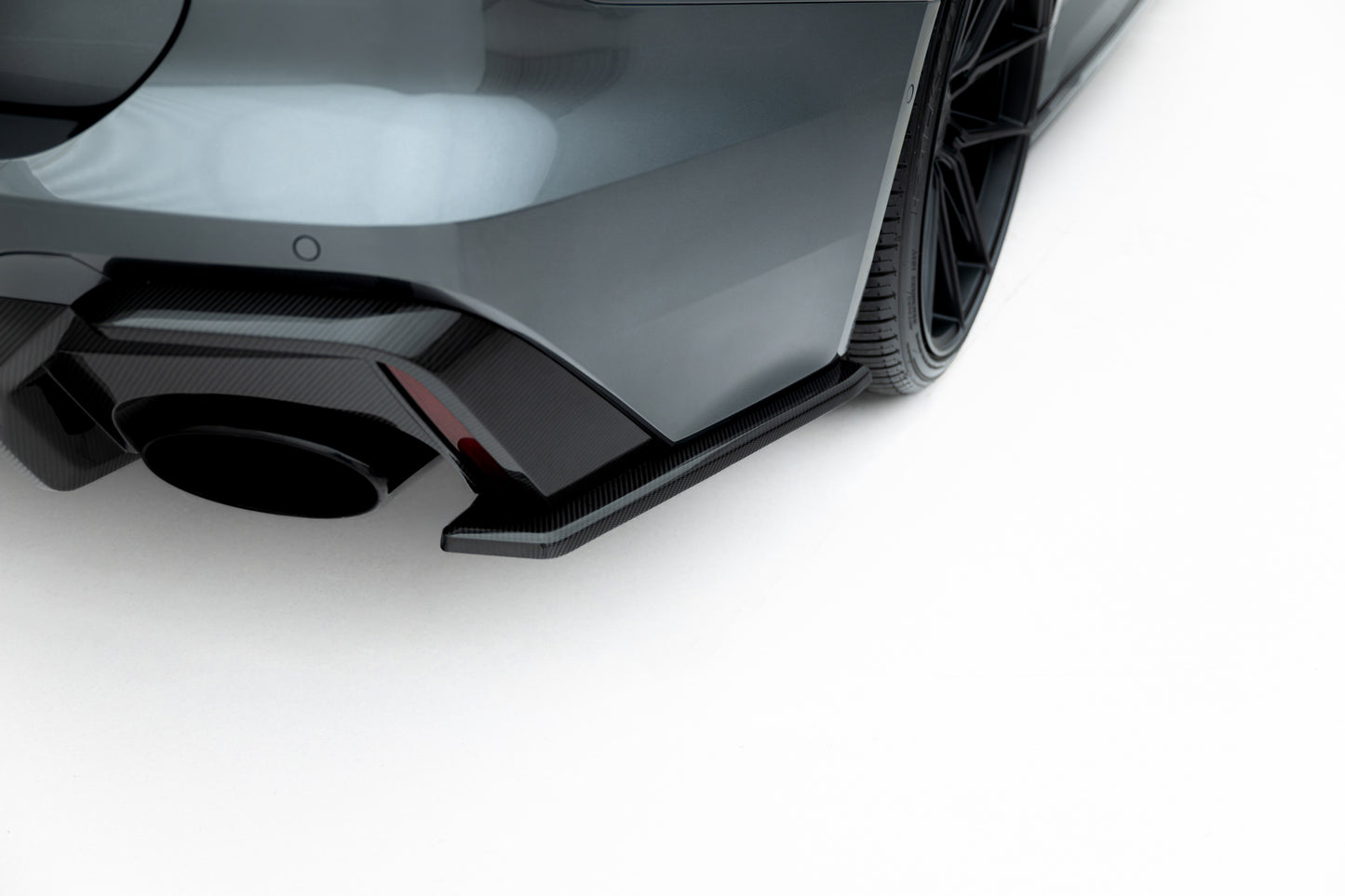 Prepreg Carbon Fiber Rear Side Splitters Audi RS6 C8 / C8 Facelift