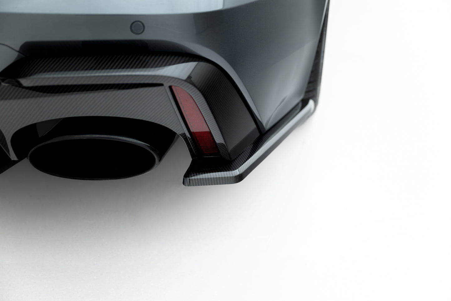 Prepreg Carbon Fiber Rear Side Splitters Audi RS6 C8 / C8 Facelift