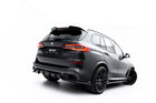 Hinten Splitter (mit einem vertikalem balken) BMW X5 M-Pack G05