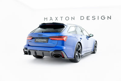 Prepreg Carbon Fiber Heckansatz Audi RS6 C8 / C8 Facelift  (version without towbar)