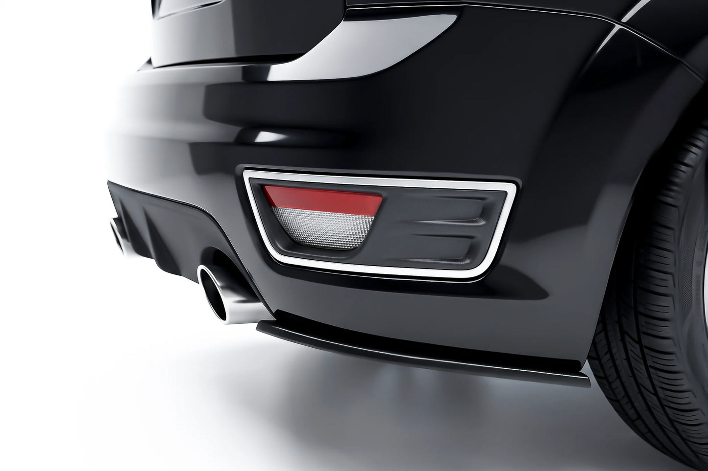 Rear Side Splitters Ford Focus ST Mk2