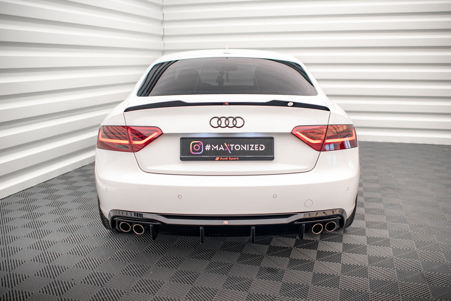 Heckansatz Audi A5 Sportback 8T Facelift (Version mit Doppelauspuff auf beiden Seiten)
