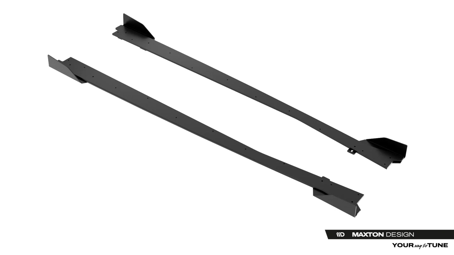 Street Pro Rajouts Des Bas De Caisse + Flaps Jaguar F-Type X152 Facelift 2