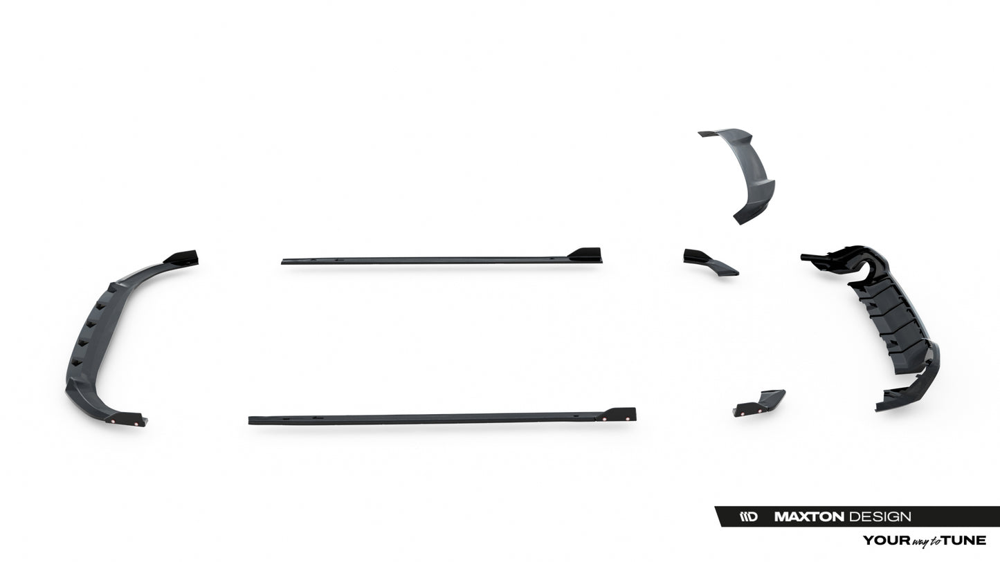 Diffusor Satz V.2 Volkswagen Golf GTI Mk8 Facelift