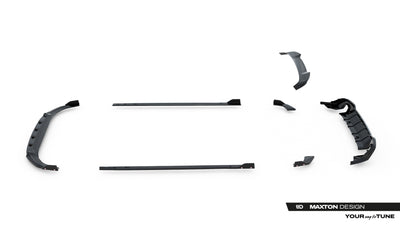 Diffusor Satz V.2 Volkswagen Golf GTI Mk8 Facelift