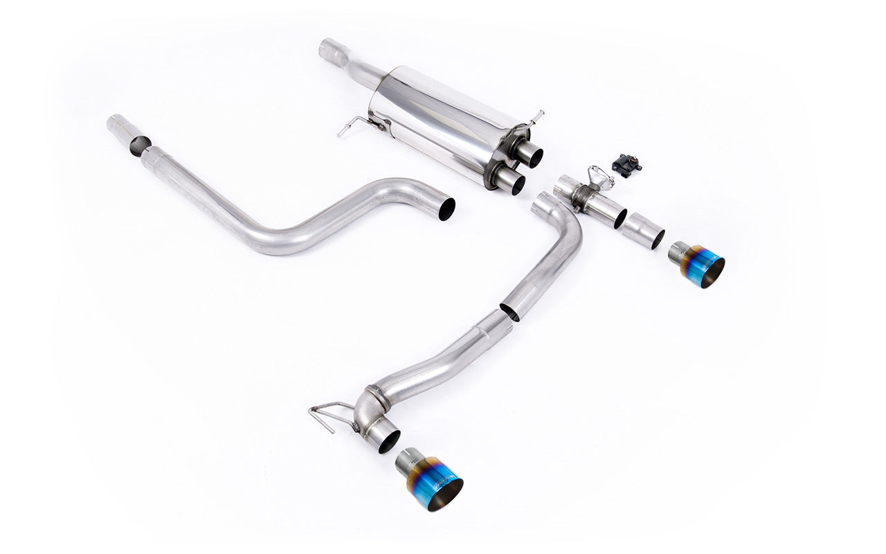Heckschürze + Milltek Sportauspuff Ford Fiesta ST Mk8