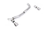 Rajout Du Pare-Chocs Arriere + Milltek Sport Ford Fiesta ST Mk8 Extension d'échappement 