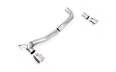 Rajout Du Pare-Chocs Arriere + Milltek Sport Ford Fiesta ST Mk8 Extension d'échappement 