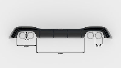 Rear Valance V.2 Volkswagen Golf R Hatchback Mk8